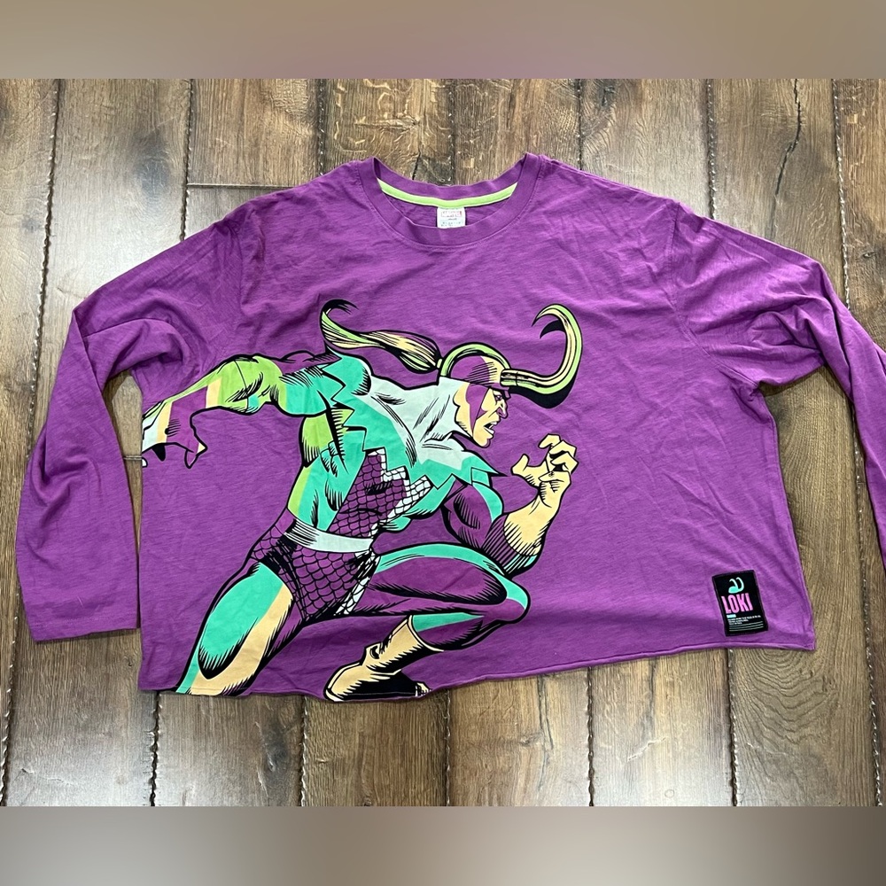 Marvel Comics Loki Long Sleeve - 3X  - Master of Mischief EUC